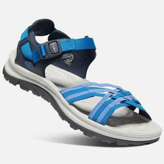 Keen Women's Terradora II Strappy Open Toe Sandal - Navy/Mykonos Blue-Walking Sandals-Outback Trading