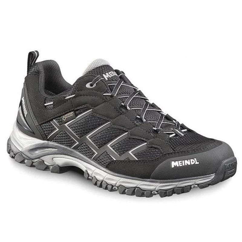 Meindl Caribe GTX Men's Trail Walking Shoes - Silver/Black-Walking Shoes-Outback Trading