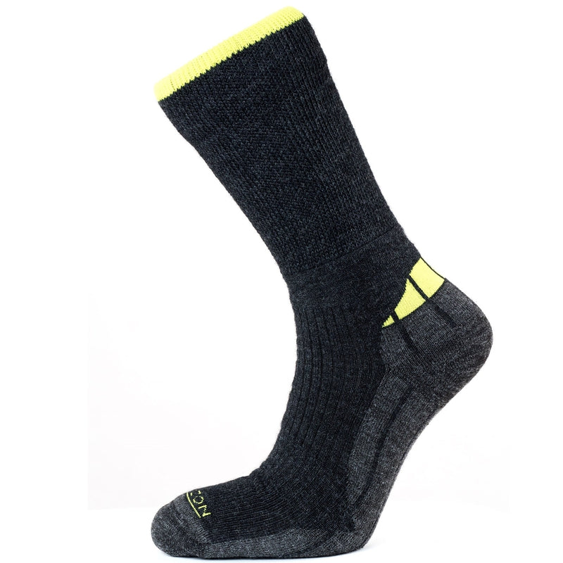 Horizon Performance Merino Hiker Men's Walking Socks - Charcoal/Lime-Socks-Outback Trading