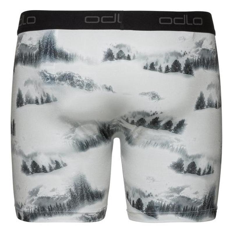 Odlo Men's Active Everyday Boxers 2-Pack - Black/Landscape-Active Undergarments-Outback Trading