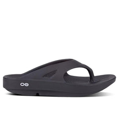 Oofos Original Orthopedic Feet Recovery Flip Flops - Black-Thongs & Flip Flops-Outback Trading