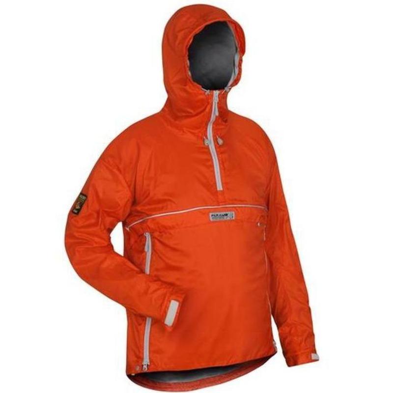 Paramo Velez Adventure Light Analogy Men's Waterproof Smock - Pumpkin-Waterproof Jackets for Men-Outback Trading