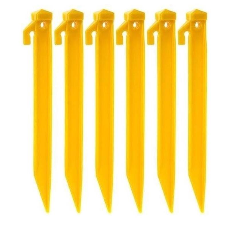 Summit Tent Pegs 21.5 cm Yellow-Tent Pegs-Outback Trading