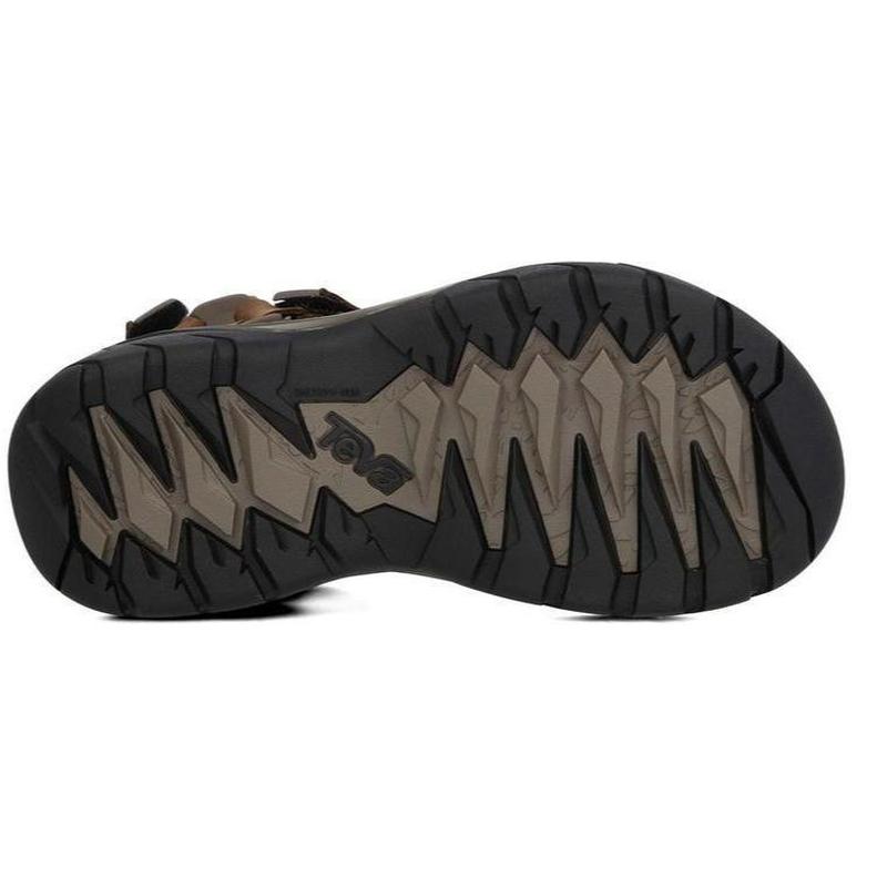 TEVA Terra FI 5 Leather Mens Walking Sandals - Turkish Coffee-Walking Sandals-Outback Trading