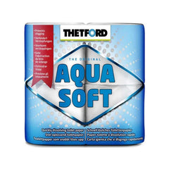 Thetford Aqua Soft Dissolving Toilet Tissue Paper - 4 Pack-Camping Accessories-Outback Trading