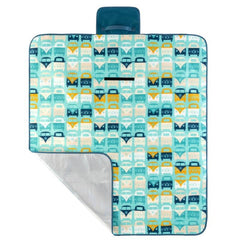 VW Picnic Rug - Blue-Beach Accessories-Outback Trading