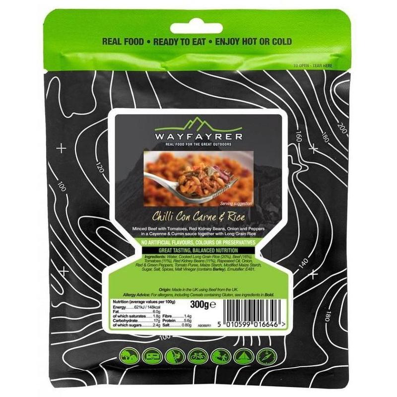 Wayfayrer Chilli Con Carne & Rice Quick Heat D of E Recommended Food-Food-Outback Trading