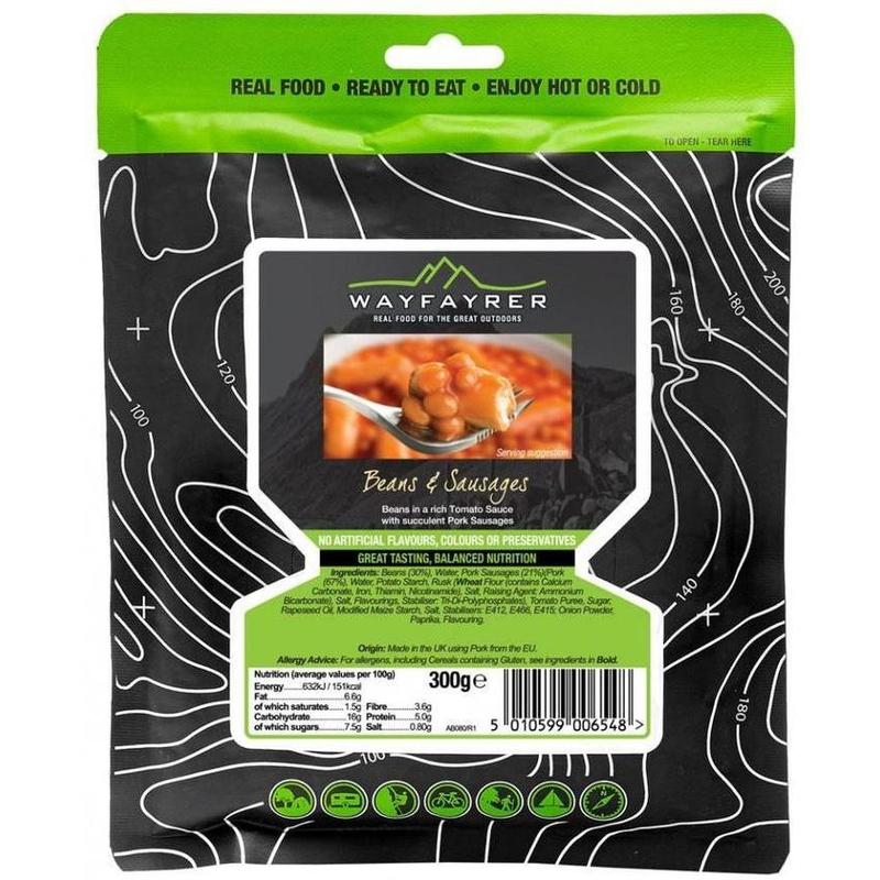 Wayfayrer Sausage & Beans Quick Heat D of E Recommended Food-Food-Outback Trading