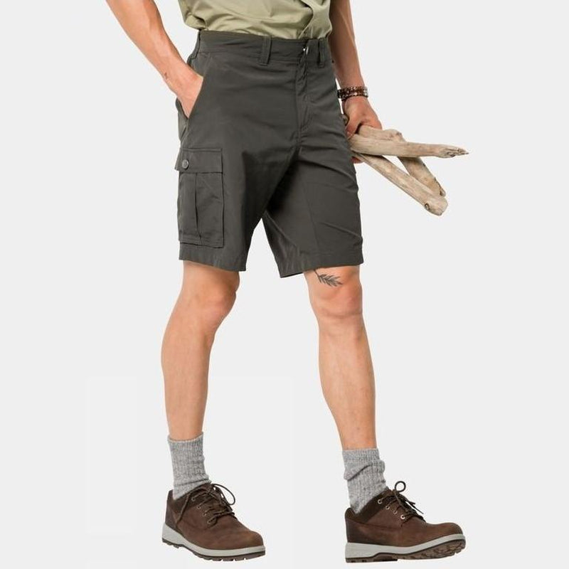 Jack Wolfskin Canyon Cargo Men's Shorts - Moss-Shorts-Outback Trading