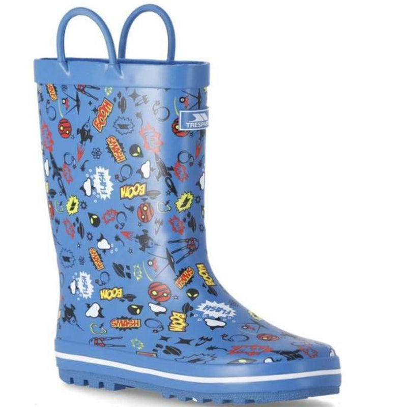 Trespass Kids Wellies With Pull Handles-Outback Trading