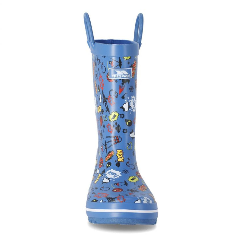 Trespass Kids Wellies With Pull Handles-Outback Trading