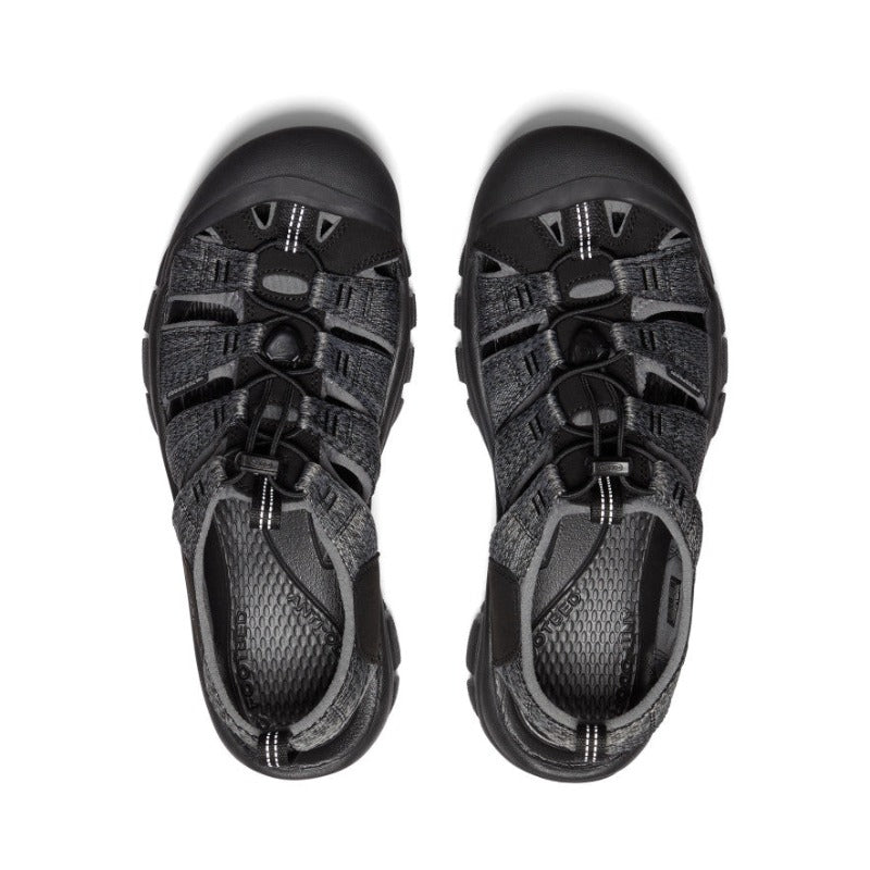 Keen Newport H2 Men's Tough Walking Sandals -Black / Steel Grey 5