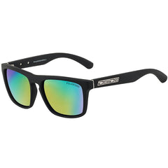 Dirty Dog Monza Satin Black/Green Fusion Mirror Sunglasses-outback trading