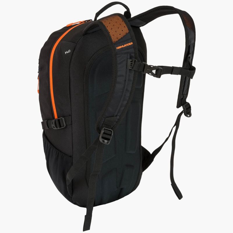 Highlander Dia 20 Litre Backpack - Black-Backpacks-Outback Trading