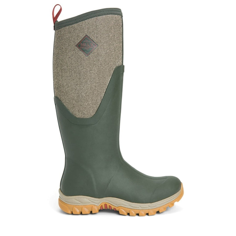 Muck Boot Arctic Sport Tall - Dark Olive/Herringbone-Waterproof Boots & Wellingtons-Outback Trading