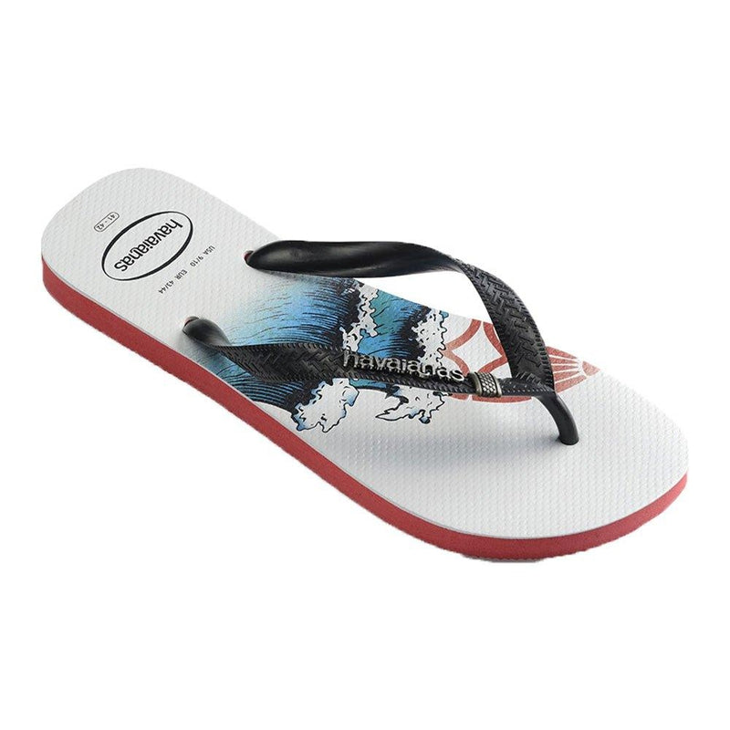 Havaianas Top Tribo FC Mens FlipFlops - Ruby Red-Thongs & Flip Flops-Outback Trading
