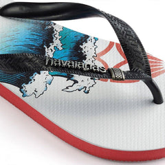 Havaianas Top Tribo FC Mens FlipFlops - Ruby Red-Thongs & Flip Flops-Outback Trading