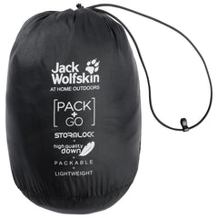 Jack Wolfskin JWP Men's Packable Down Jacket - Black-Outback Trading
