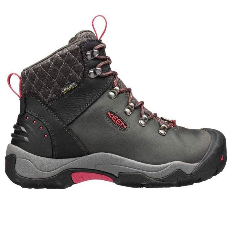 Keen Revel III Womens Walking Boot - Black/Rose-Mens Walking Boots-Outback Trading